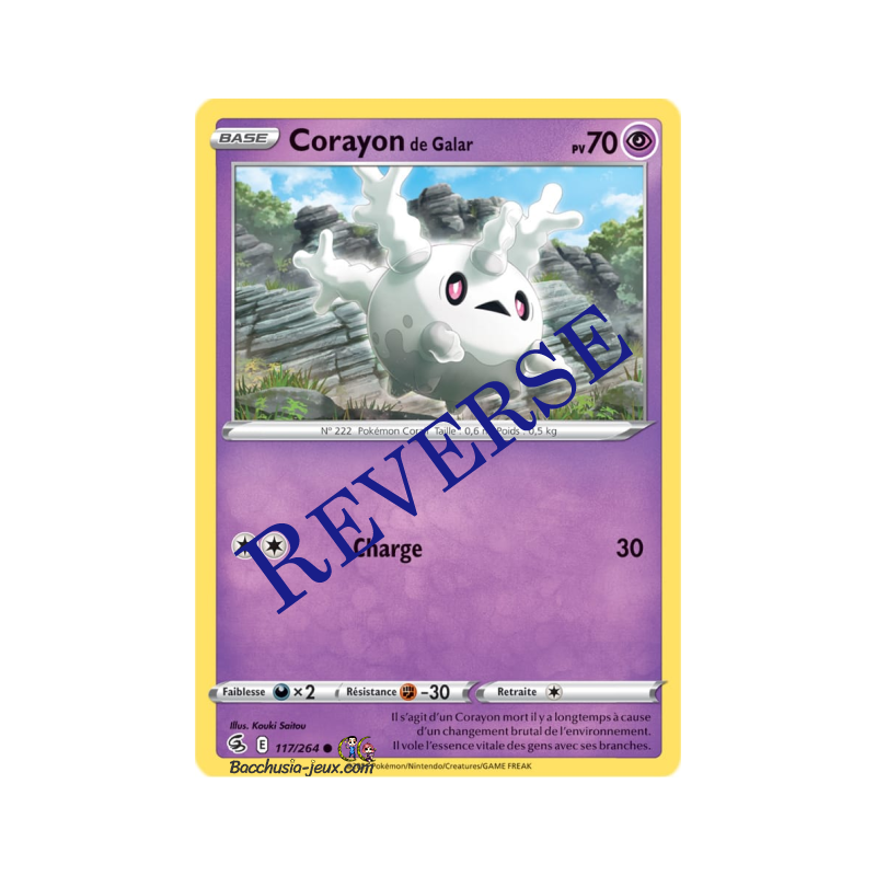 Carte Pokémon EB08 117/264 Corayon de Galar Reverse