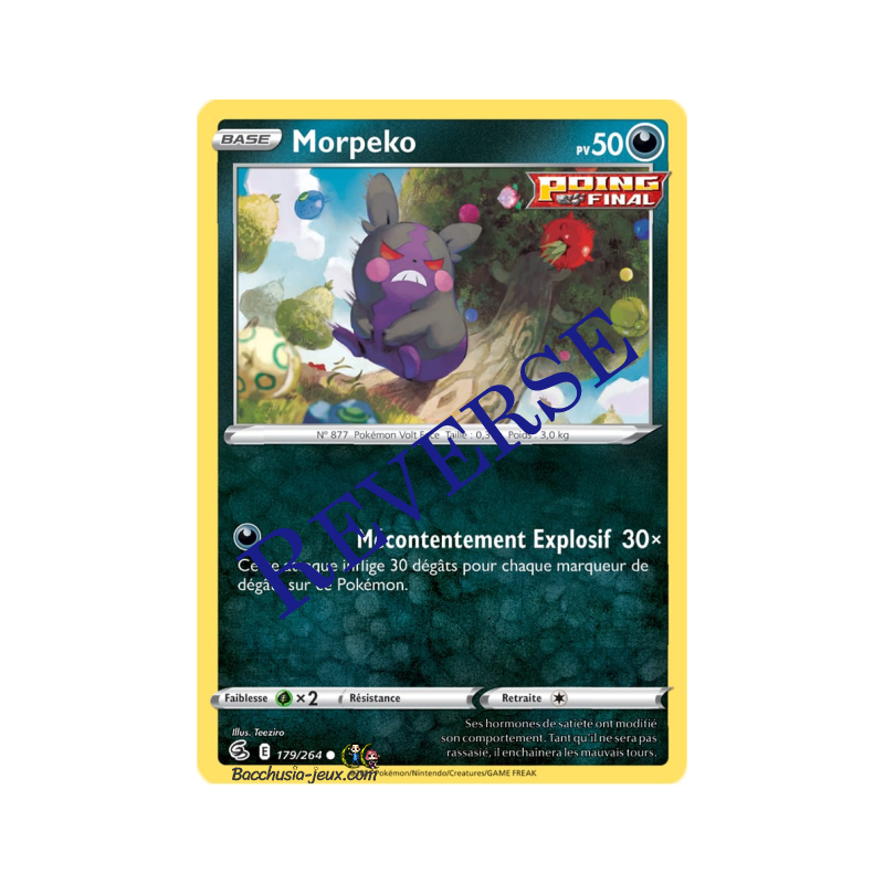 Carte Pokémon EB08 179/264 Morpeko Reverse