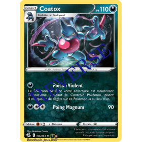 Carte Pokémon EB08 166/264 Croatox Rare Reverse