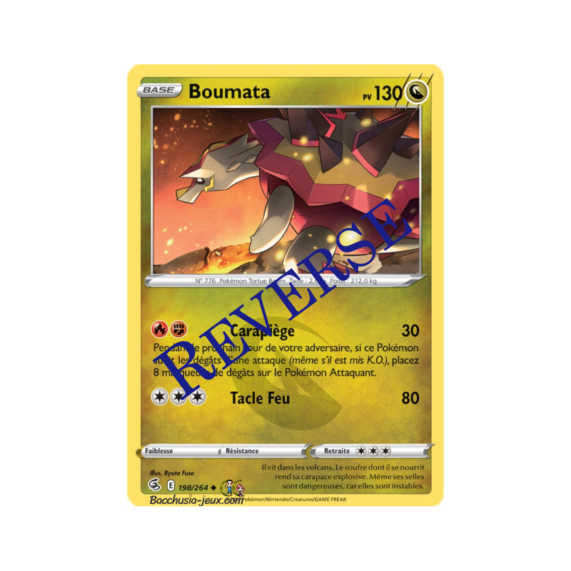 Carte Pokémon EB08 198/264 Boumata Reverse