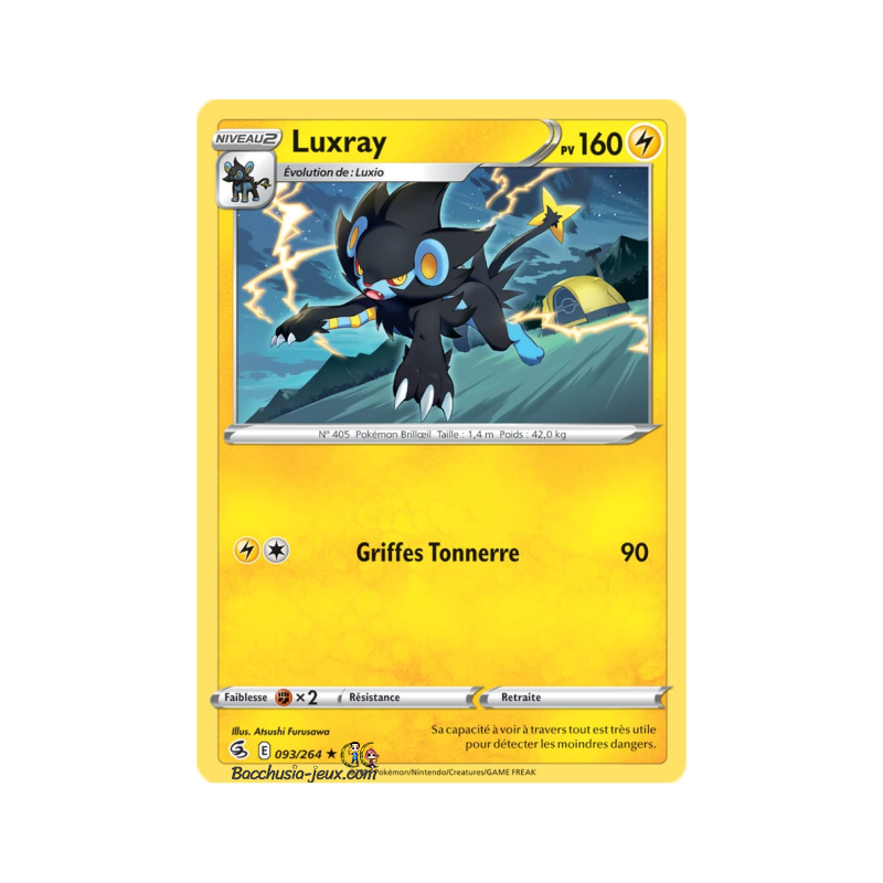 Carte Pokémon EB08 093/264 Luxray RARE