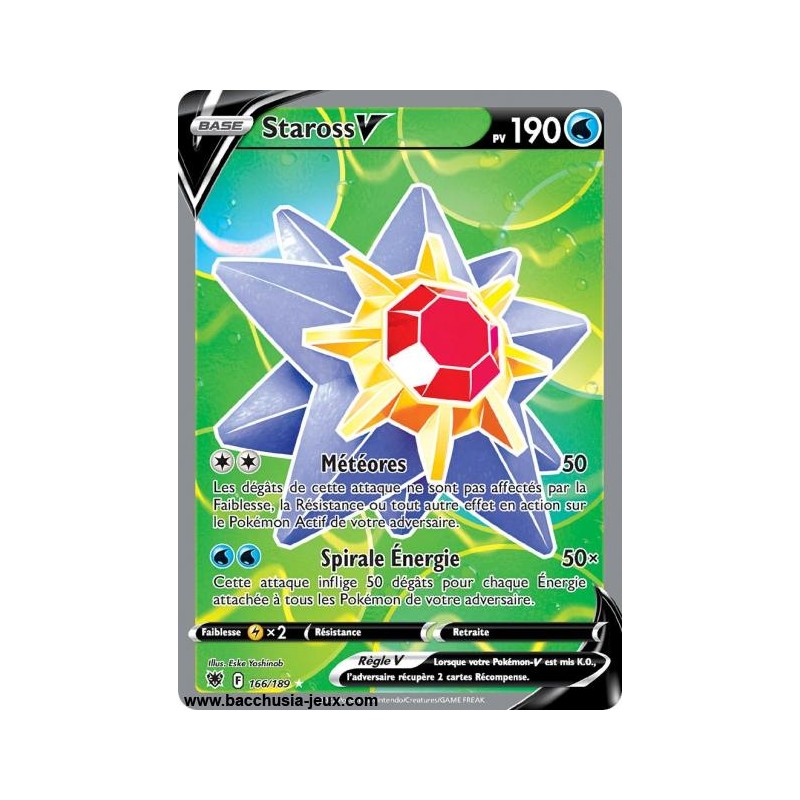 Carte Pokémon EB10 166/189 Staross V