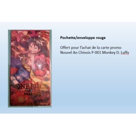 [CN] - One Piece Carte P-001Monkey D. Luffy - Carte promo pour le Nouvel An Chinois 2023