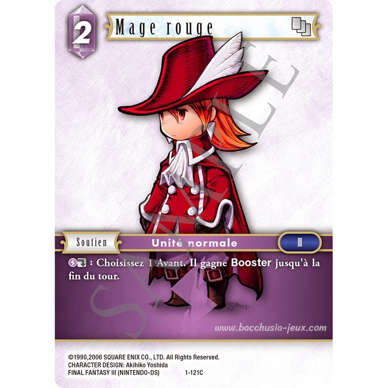 Mage Rouge 1-121C (Final Fantasy)