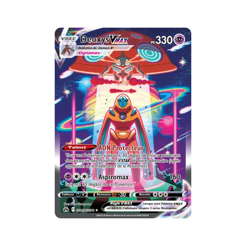 Carte Pokémon EB12.5 GG45/GG70 Deoxys V Max