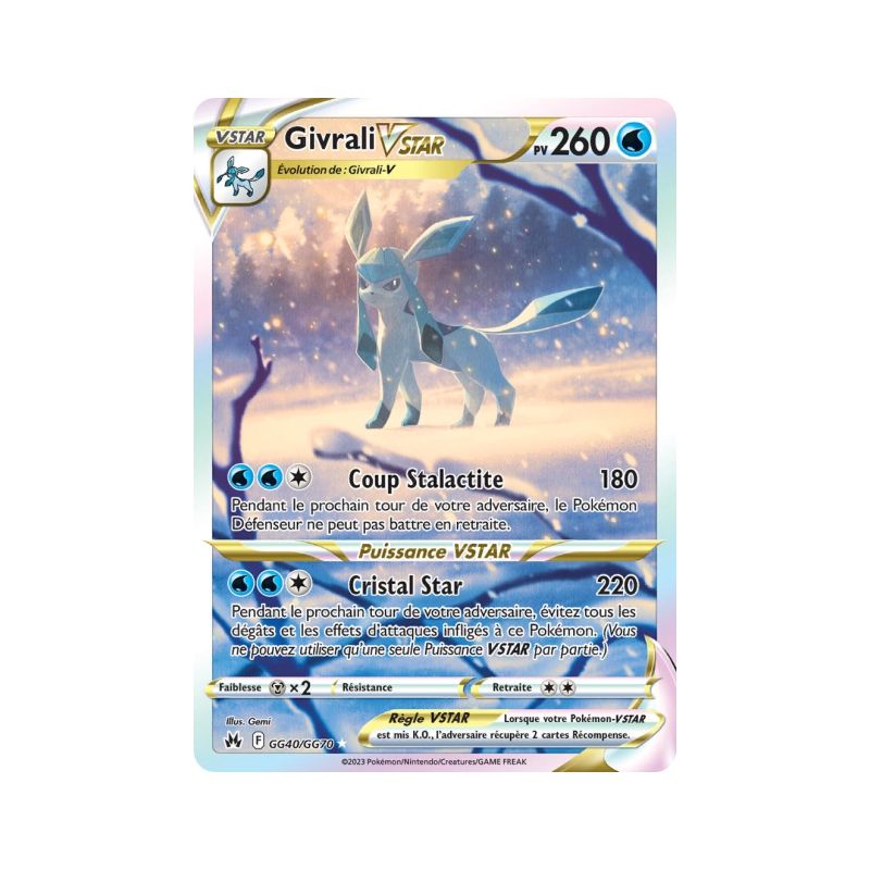 copy of Carte Pokémon EB12.5 GG40/GG70 Givrali VStar