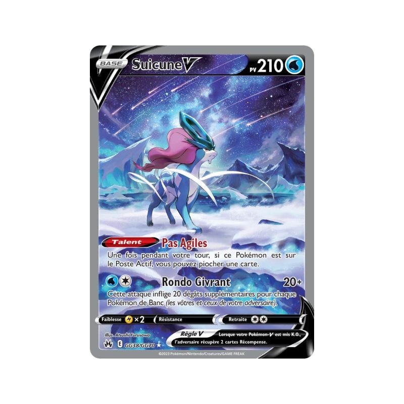 Carte Pokémon EB12.5 GG38/GG70 Suicune V