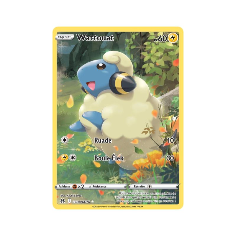 Carte Pokémon EB12.5 GG34/GG70 Wattouat