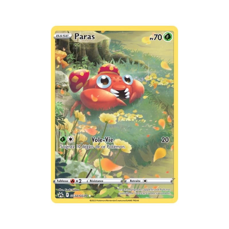 Carte Pokémon EB12.5 GG32/GG70 Paras