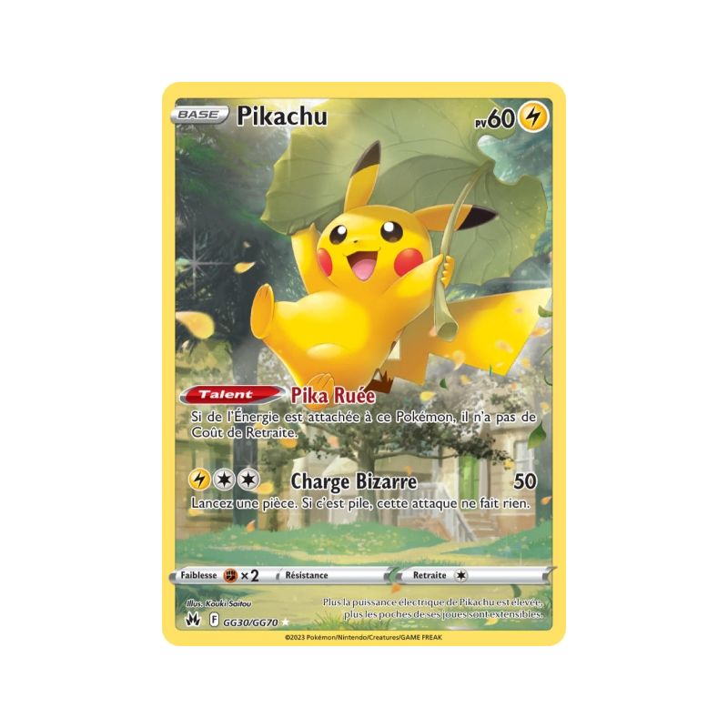 Carte Pokémon EB12.5 GG30/GG70 Pikachu