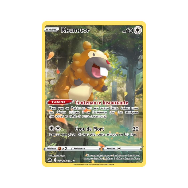 Carte Pokémon EB12.5 GG29/GG70 Keunotor