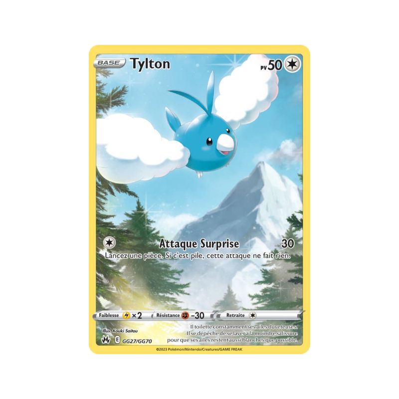 Carte Pokémon EB12.5 GG27/GG70 Tylton