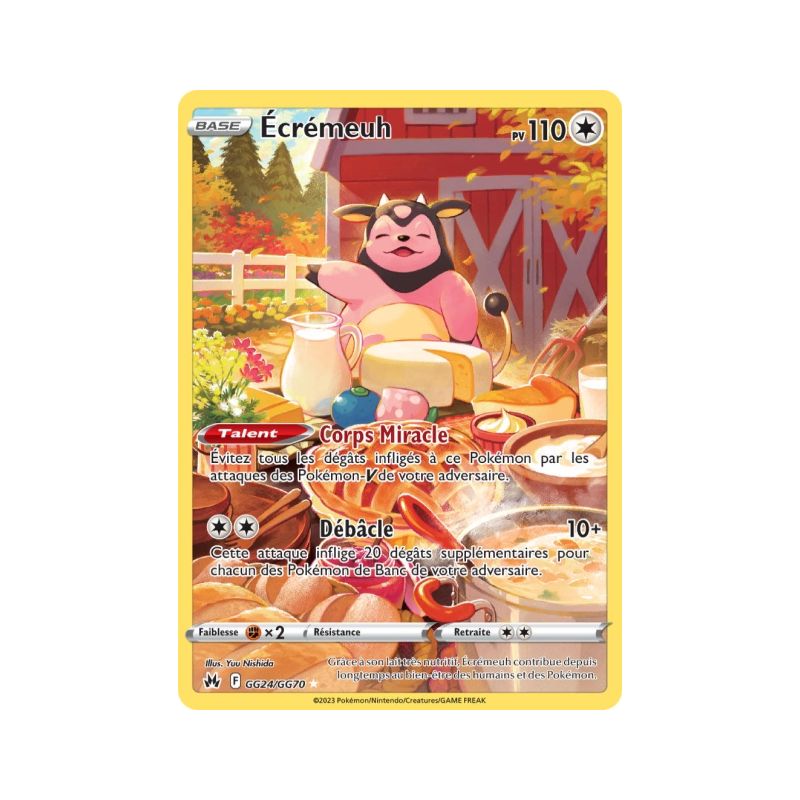 Carte Pokémon EB12.5 GG24/GG70 Ecrémeuh