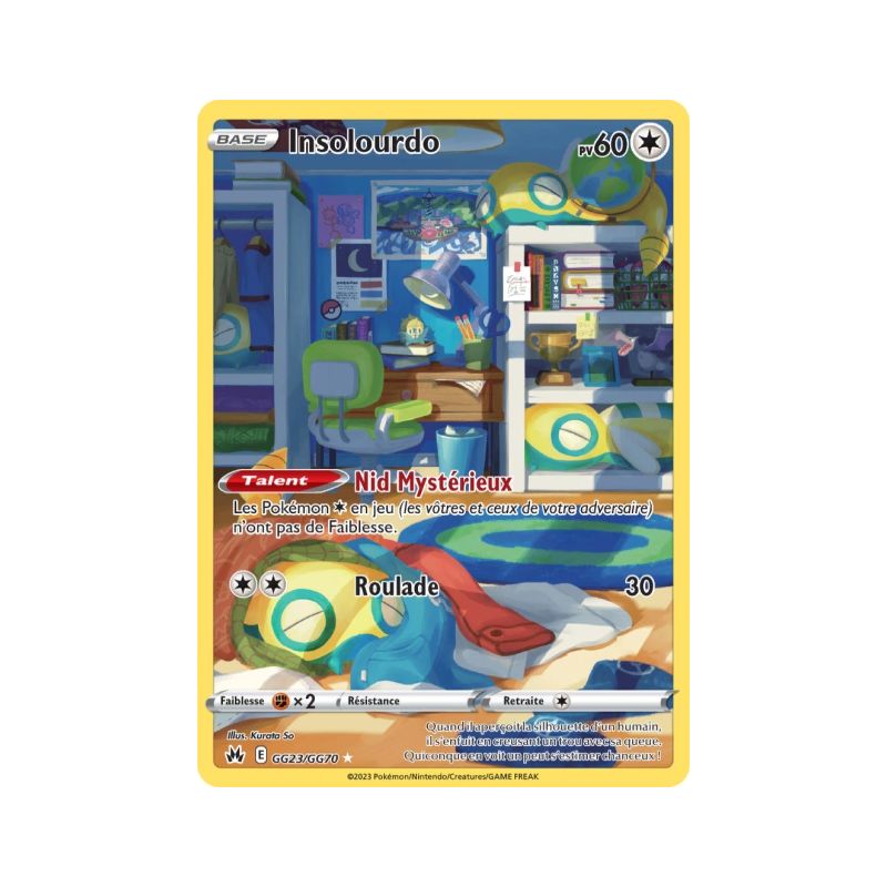 Carte Pokémon EB12.5 GG23/GG70 Insolourdo