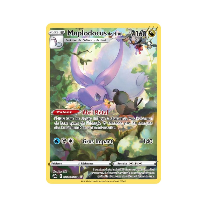 Carte Pokémon EB12.5 GG21/GG70 Muplodocus de Hisui