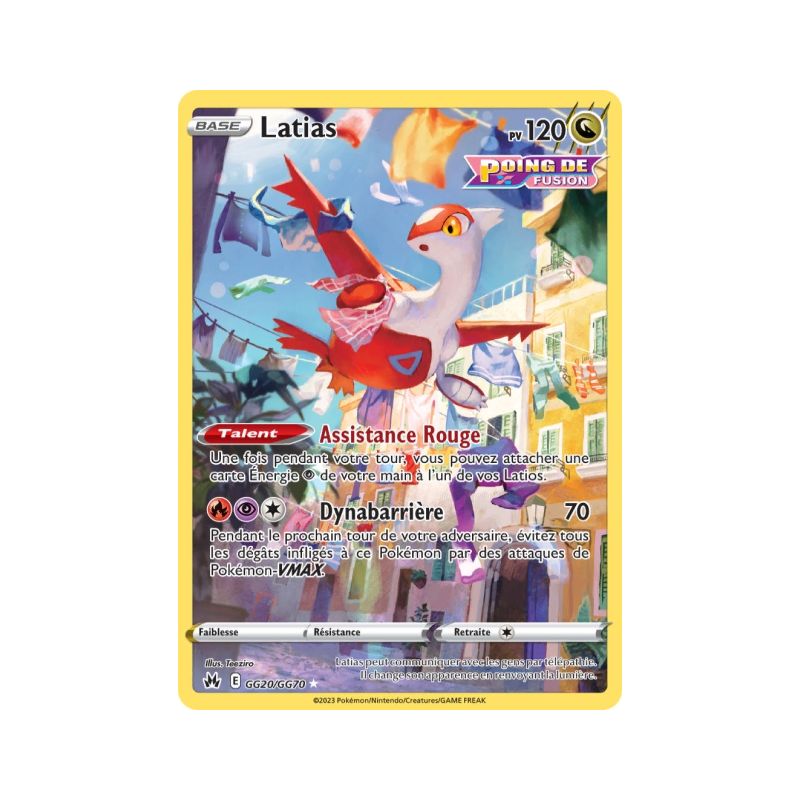 Carte Pokémon EB12.5 GG20/GG70 Latias