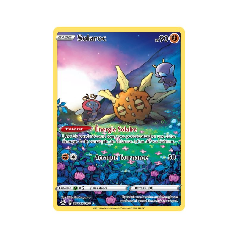 Carte Pokémon EB12.5 GG15/GG70 Solaroc