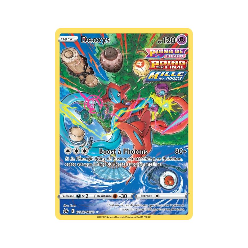 Carte Pokémon EB12.5 GG12/GG70 Deoxys