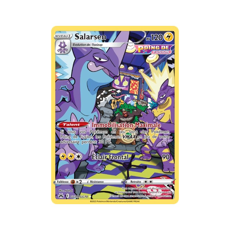 Carte Pokémon EB12.5 GG09/GG70 Salarsen