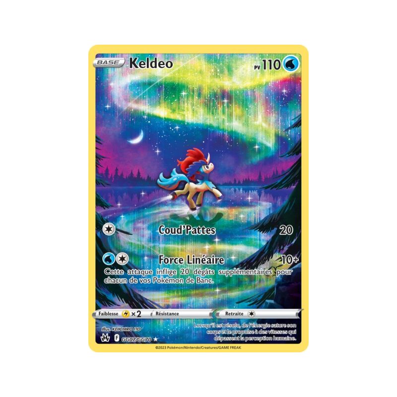 Carte Pokémon EB12.5 GG07/GG70 Keldeo