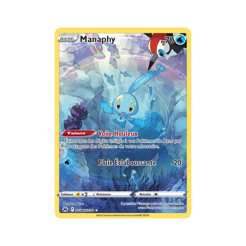 Carte Pokémon EB12.5 GG06/GG70 Manaphy