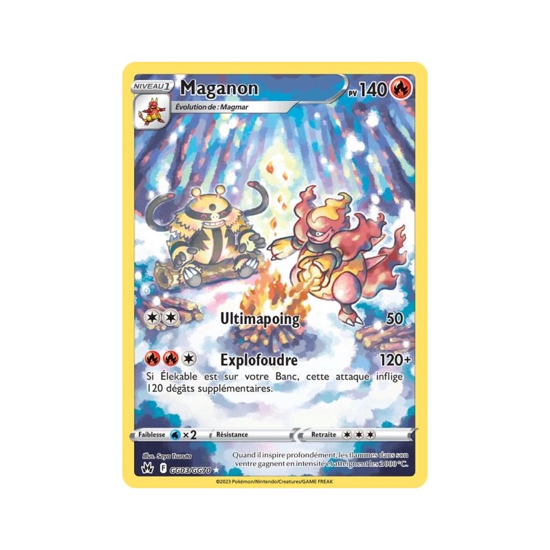 Carte Pokémon EB12.5 GG03/GG70 Maganon