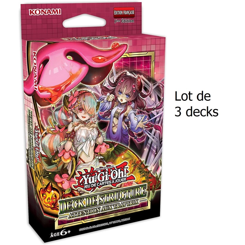 YGO! 3 Deck de structure Attention aux Traptrix YGO! 3 Deck de structure Attention aux Traptrix