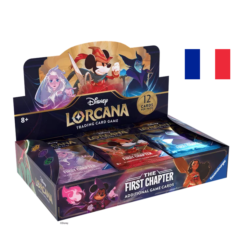 Disney Lorcana Display de 24 Boosters Premier Chapitre Disney Lorcana Display de 24 Boosters Premier Chapitre
