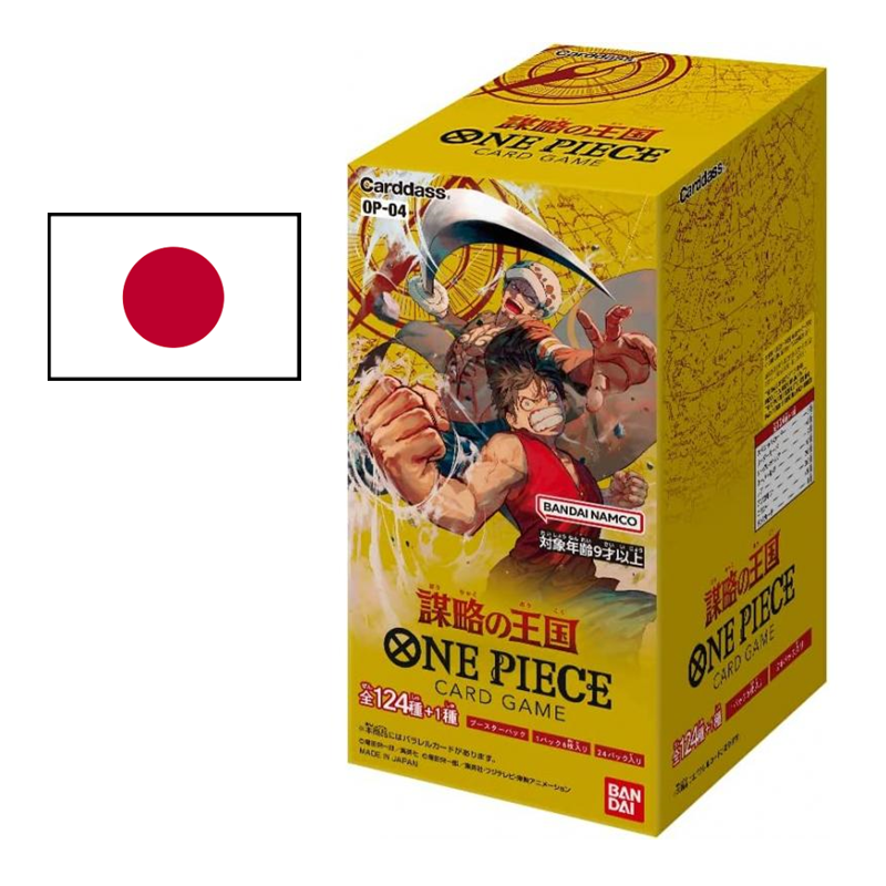 [JAP] - One Piece Display de 24 Boosters OP04 Kingdoms of Conspiracy