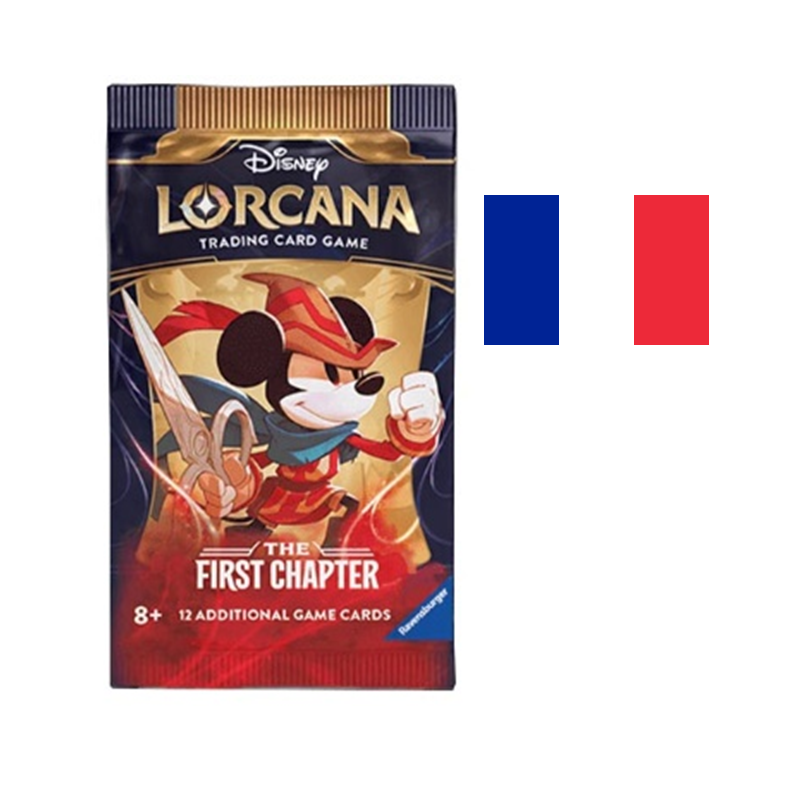 [PRECO Estimée au 01/09/2023] - Disney Lorcana 1 Booster de 12 cartes "First Chapter"