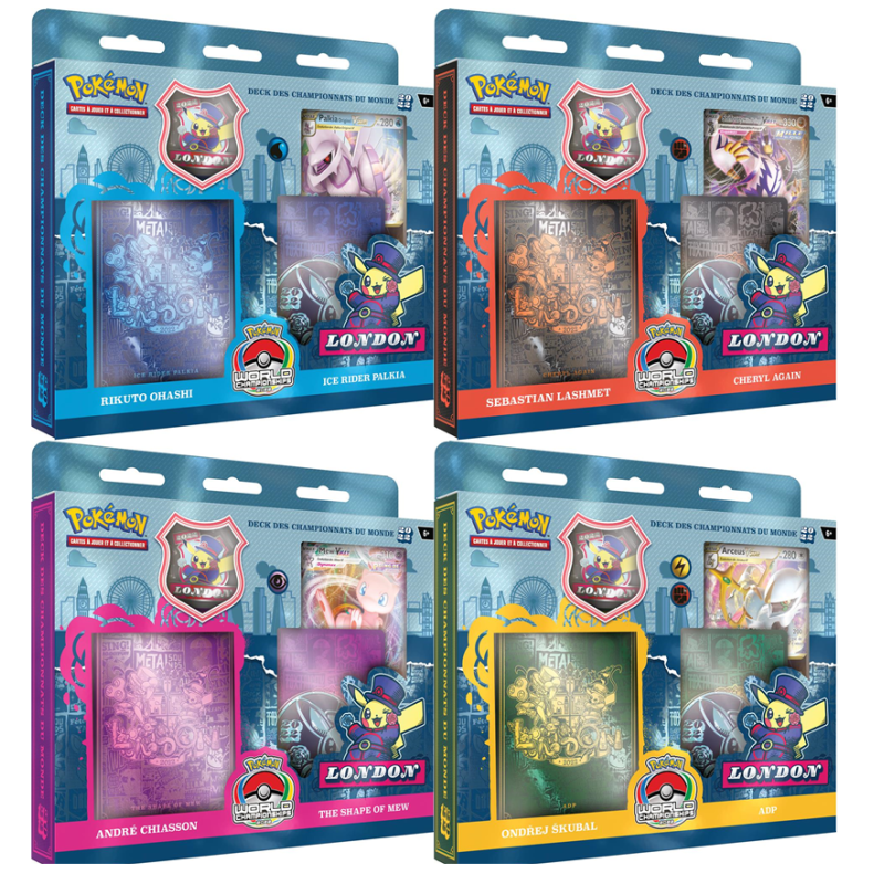 Pokémon les 4 Decks des championnats du monde 2022 Pokémon les 4 Decks des championnats du monde 2022