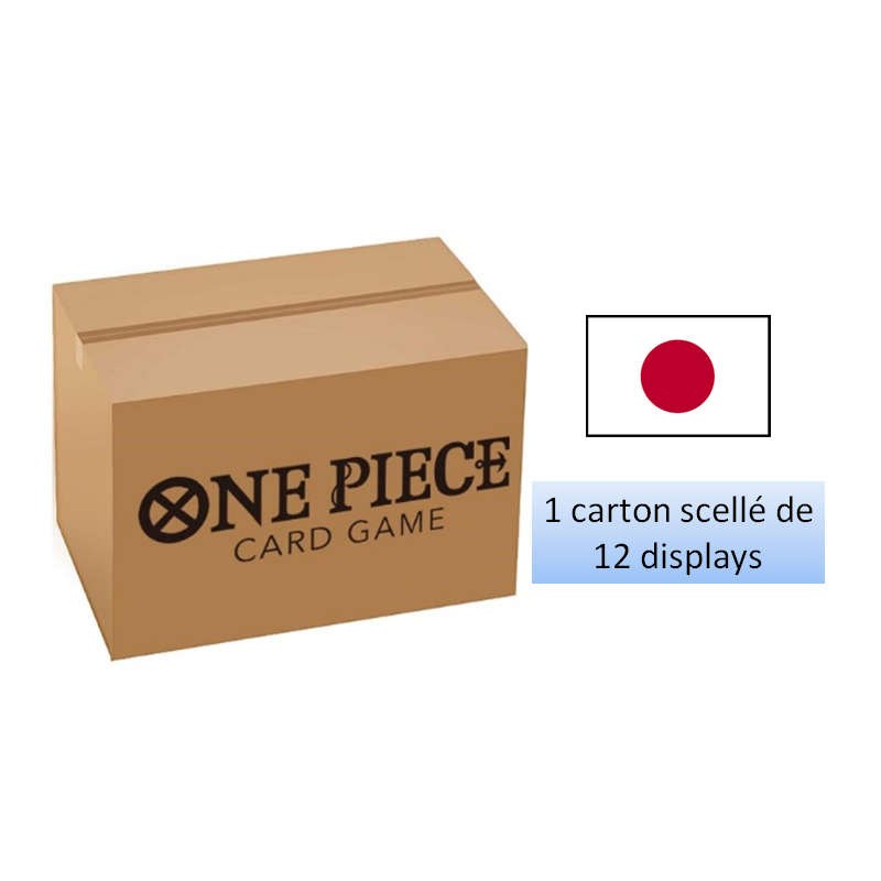 [JAP] - One Piece Display de 24 Boosters - 1 carton scellé de 12 display -  OP04 Kingdoms of Conspiracy