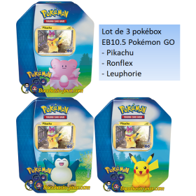 Pokémon lot de 3 Pokébox...