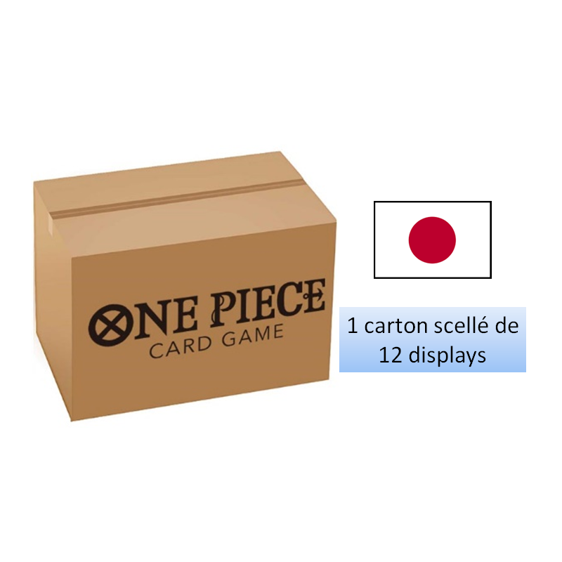 [JAP] - One Piece Display de 24 Boosters - 1 carton scellé de 12 display -  OP01 Romance Dawn