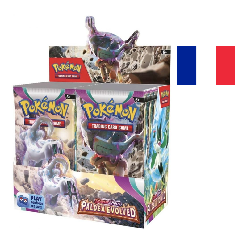 Pokémon Display EV02 Evolutions à Paldéas (36 boosters)