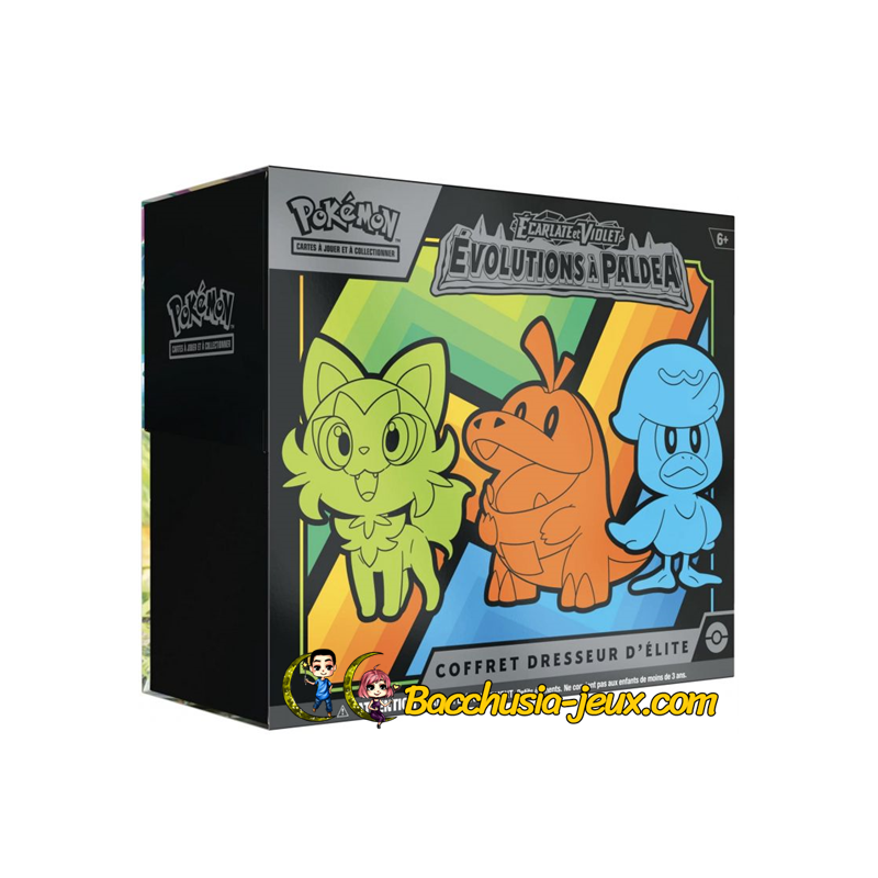 Pokémon Coffret ETB - Elite Trainer Box EV02 Evolutions à Paldéa Pokémon Coffret ETB - Elite Trainer Box EV02 Evolutions à Paldéa