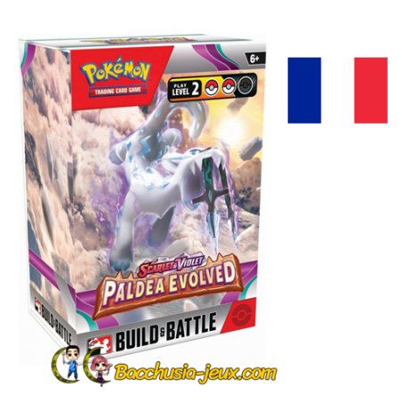 Pokémon Portfolio + Booster Evolutions à Paldéa (EV02) - Modèle Aléatoire - Range 180 Cartes - Dès 6 Ans - Fun Garanti !