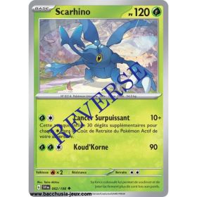 Carte Pokémon EV01 002/198 Scarhino REVERSE