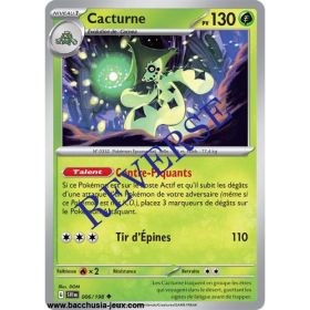Carte Pokémon Pokémon Carte EV01 006/198 Cacturne REVERSE