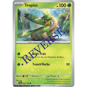 Carte Pokémon EV01 007/198 Tropius REVERSE