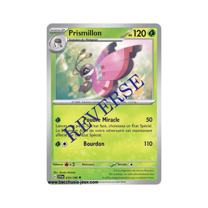 Carte Pokémon EV01 010/198 Prismillon REVERSE