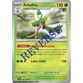 Carte Pokémon EV01 023/198 Arboliva HOLO REVERSE