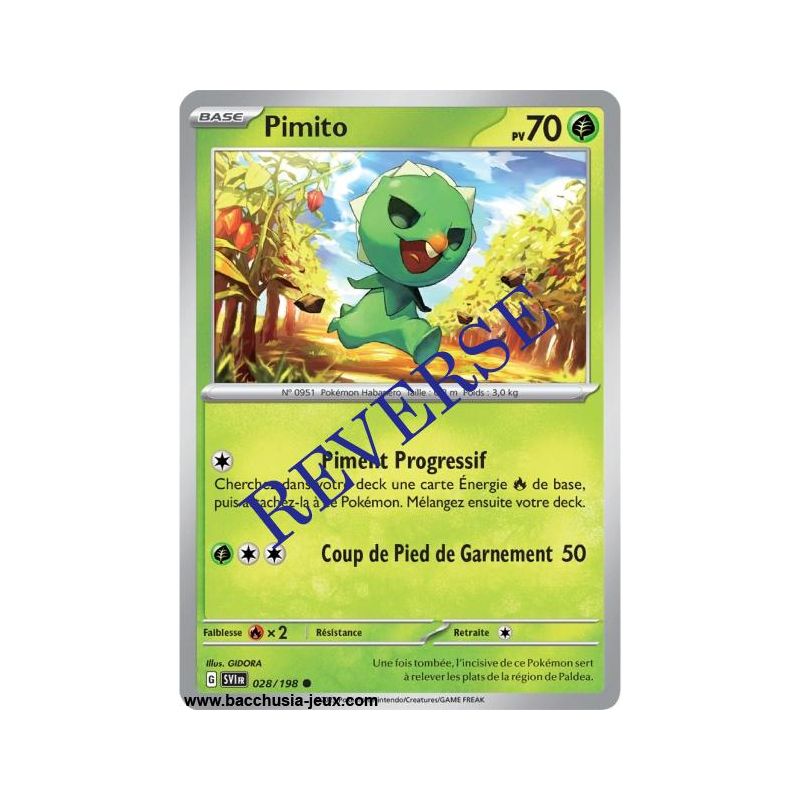 Pokémon Carte EV01 028/198 Pimito REVERSE