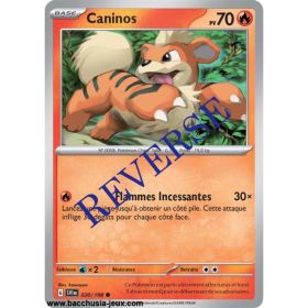 Carte Pokémon EV01 030/198 Caninos REVERSE