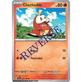 Carte Pokémon EV01 036/198 Chochodile REVERSE