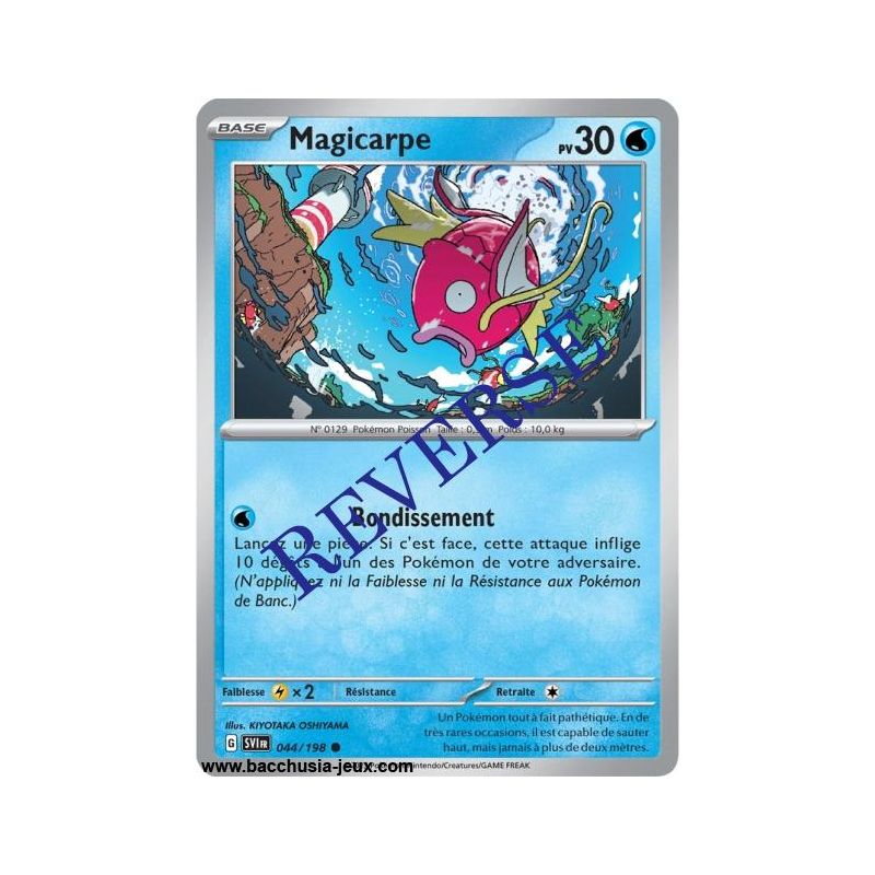 Carte Pokémon EV01 044/198 Magicarpe REVERSE