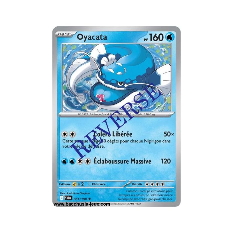 Carte Pokémon EV01 061/198 Oyacata HOLO REVERSE