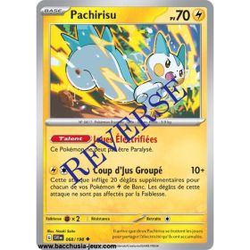 Carte Pokémon EV01 068/198 Pachirisu REVERSE