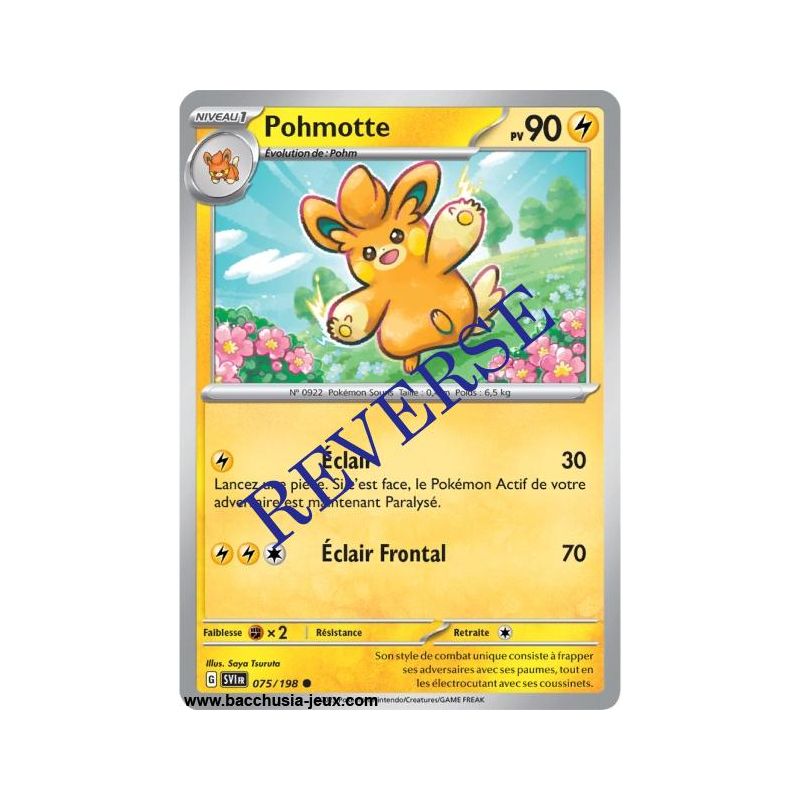 Carte Pokémon EV01 075/198 Pohmotte REVERSE