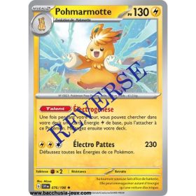 Carte Pokémon EV01 076/198 Pohmarmotte HOLO REVERSE